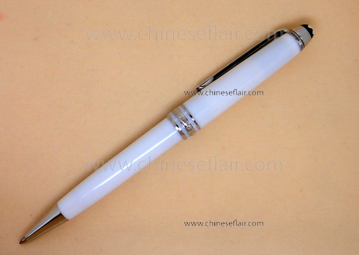 Tribute to the Copy Mont Blanc White Ballpoint Pen